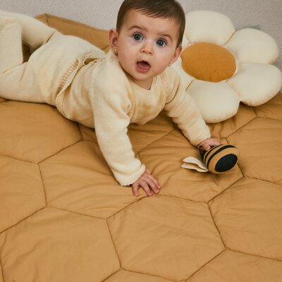 Speelmat honinggraad 100 x 100 cm Honey Speelmat honinggraad 100 x 100 cm Honey