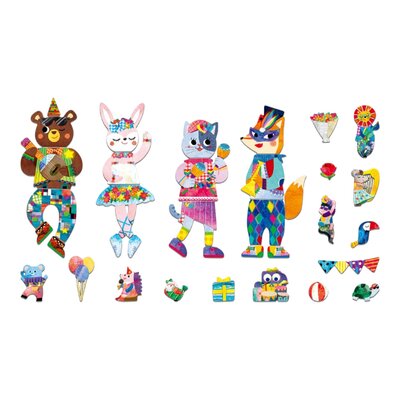 Magnetische travel Puzzeldoos Dieren