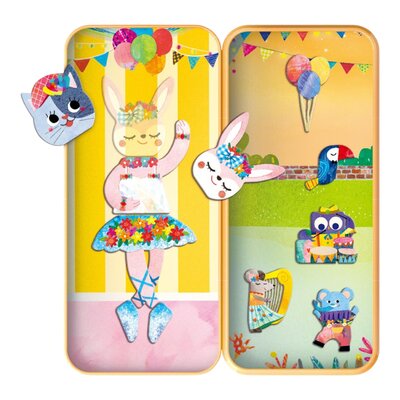 Magnetische travel Puzzeldoos Dieren