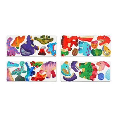 Magnetische travel Puzzeldoos Dino