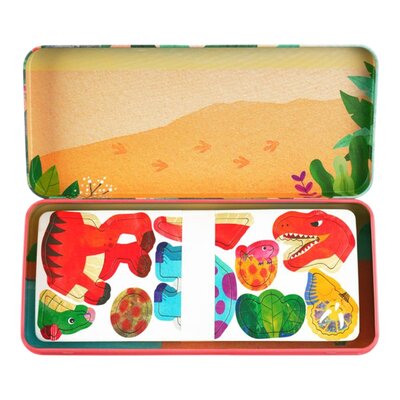 Magnetische travel Puzzeldoos Dino