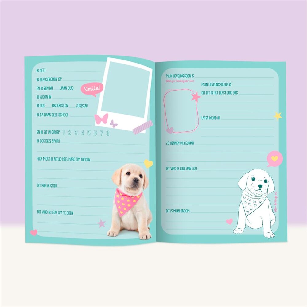 Vriendenboekje Pups