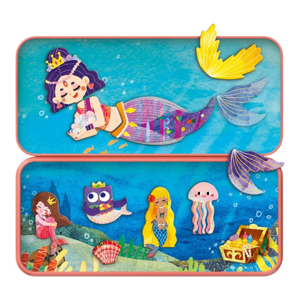 Magnetische travel Puzzeldoos Zeemeermin