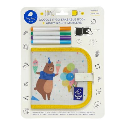 Doodle it & Go uitwisbaar boekje met wishy washy markers Beer