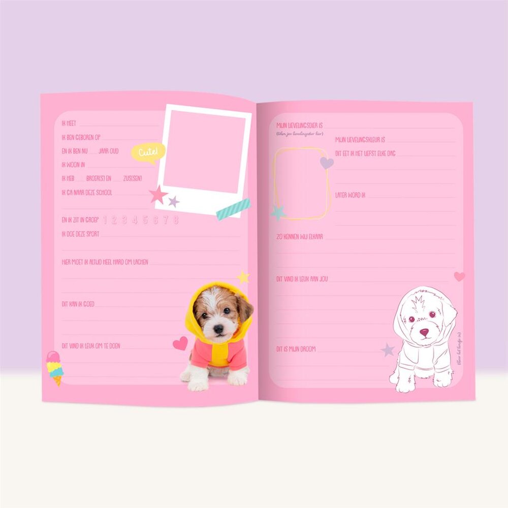 Vriendenboekje Pups