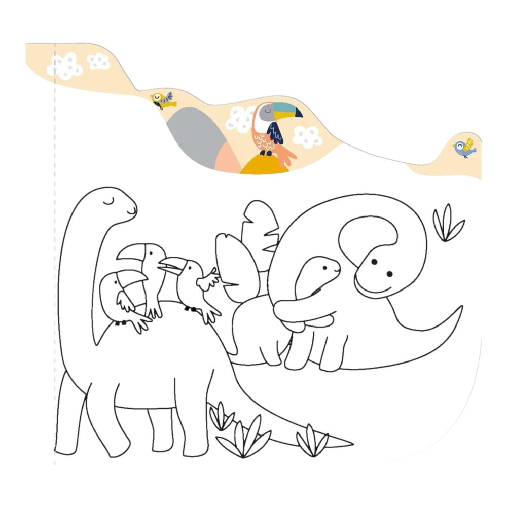 Waterschilderen Dino
