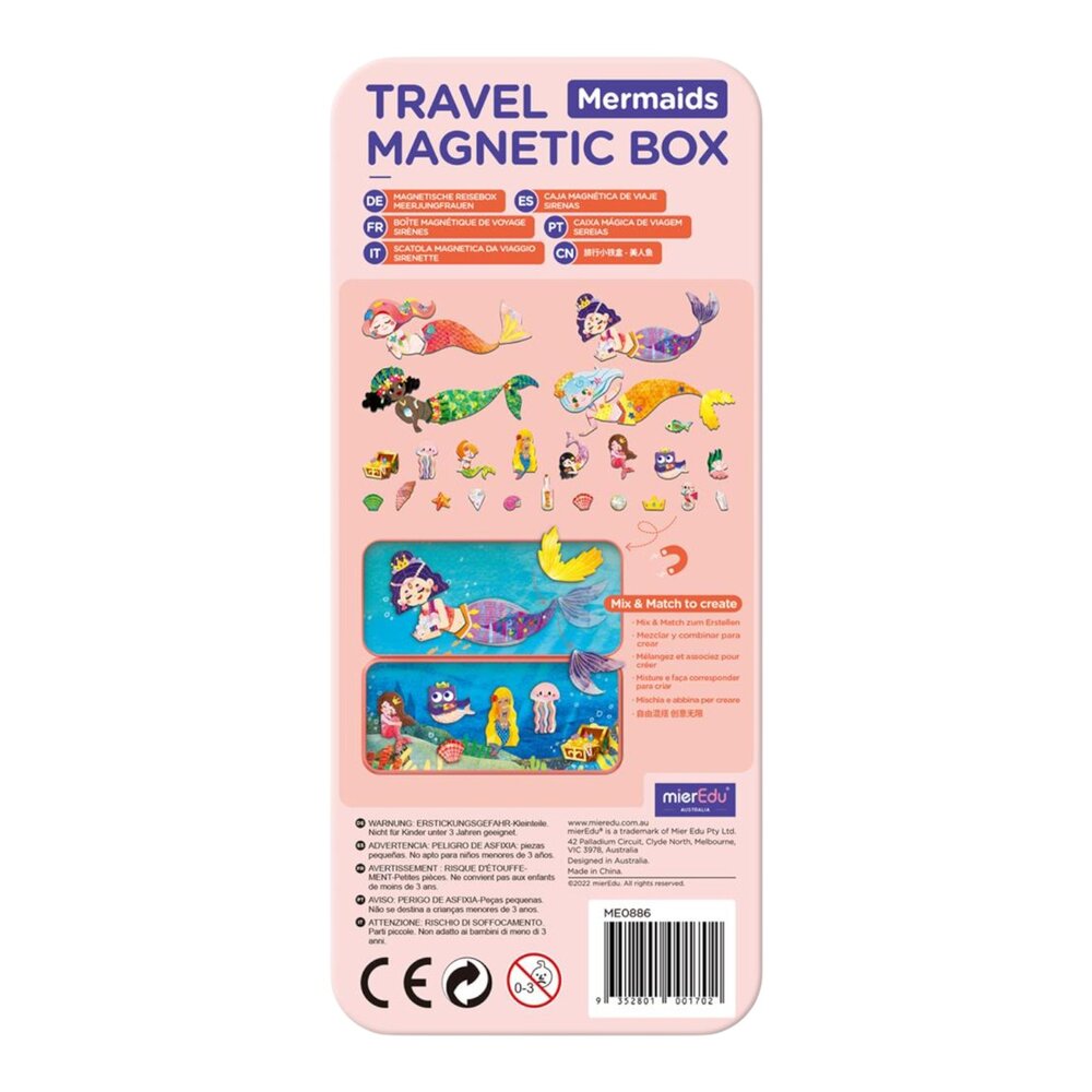 Magnetische travel Puzzeldoos Zeemeermin