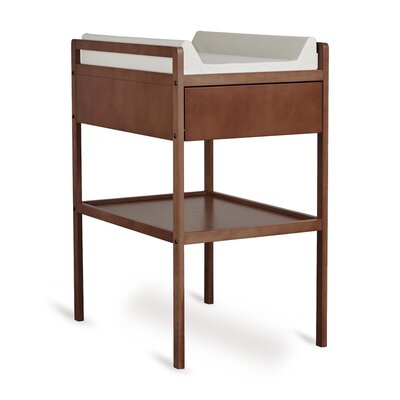 Luiertafel Mori met Lade Walnut