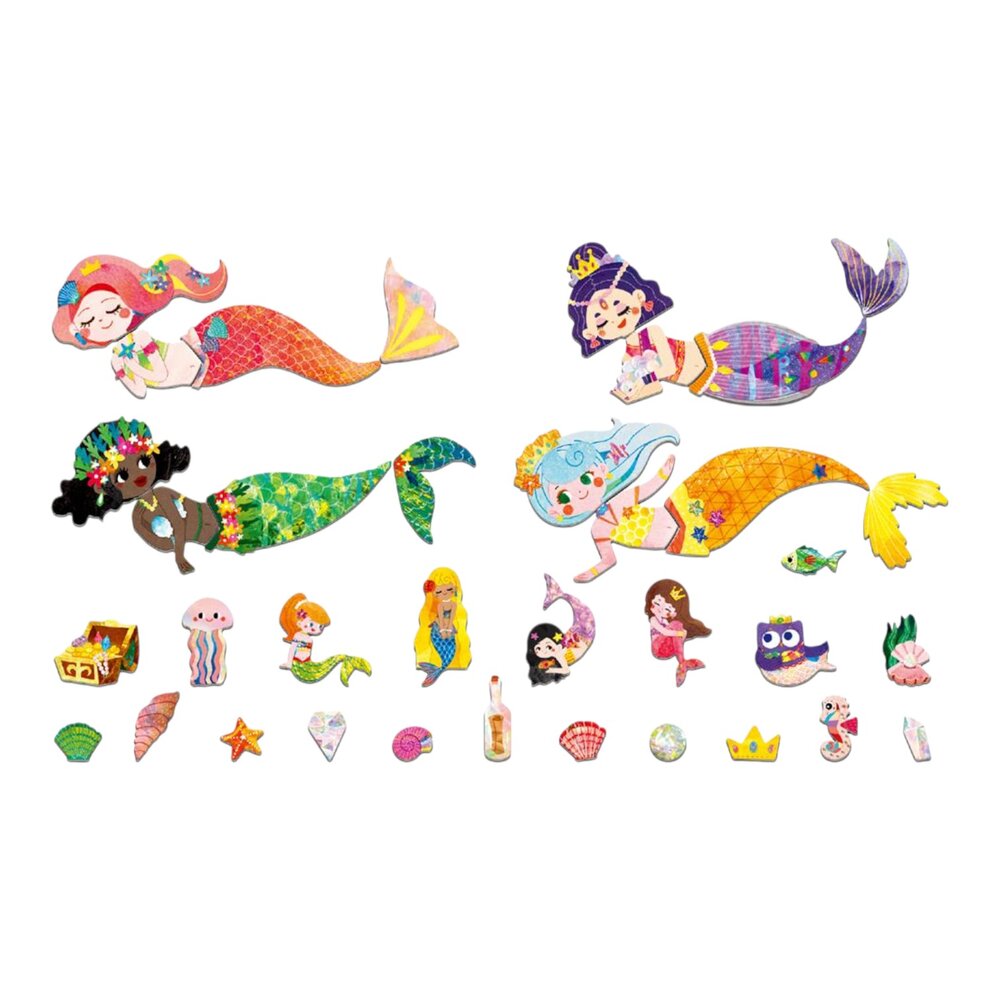 Magnetische travel Puzzeldoos Zeemeermin