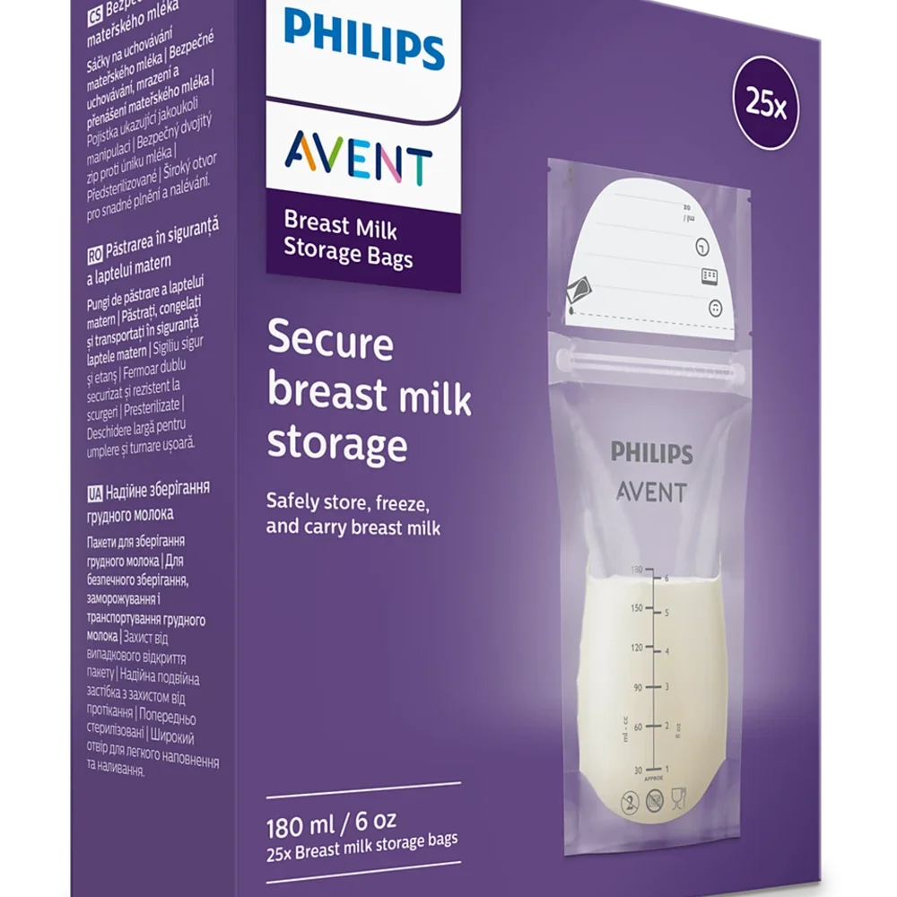 Moedermelk bewaarzakjes 180ml (x50)  