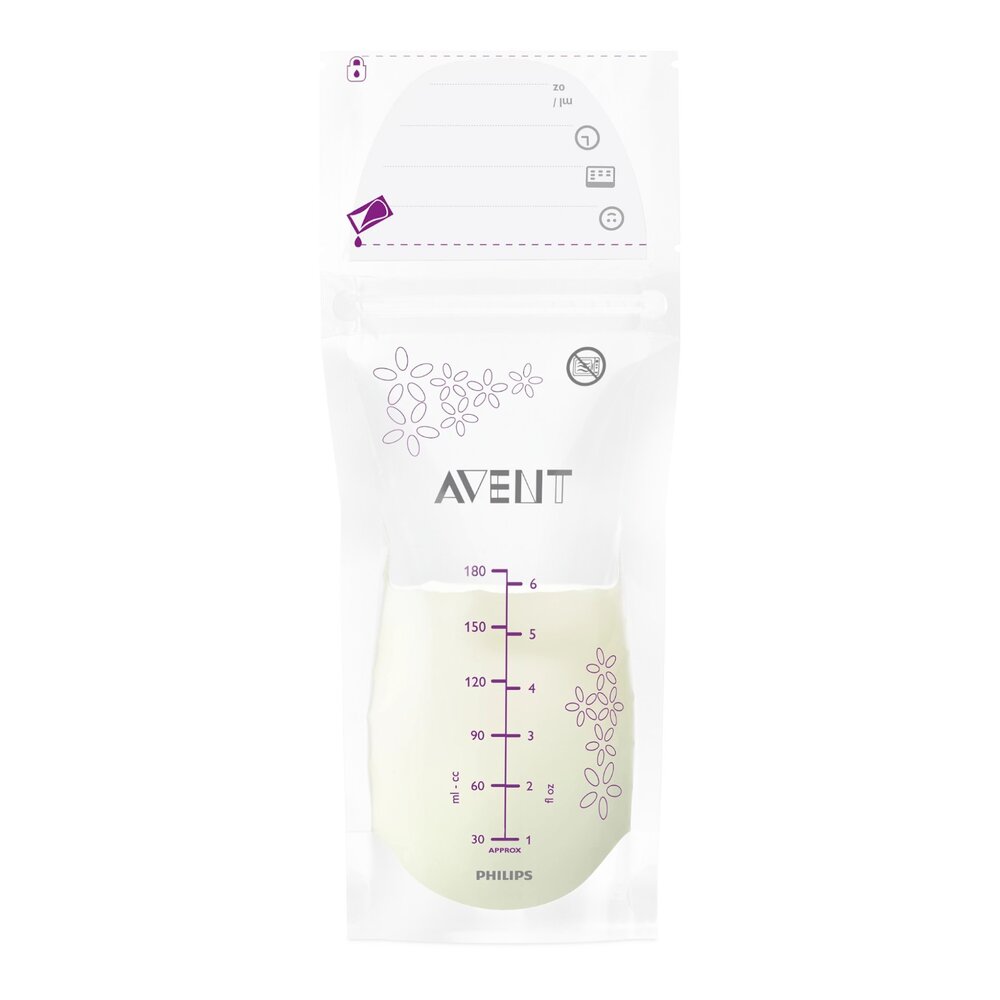 Moedermelk bewaarzakjes 180ml (x50)  