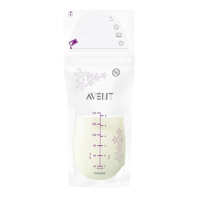 Moedermelk bewaarzakjes 180ml (x50) Moedermelk bewaarzakjes 180ml (x50)