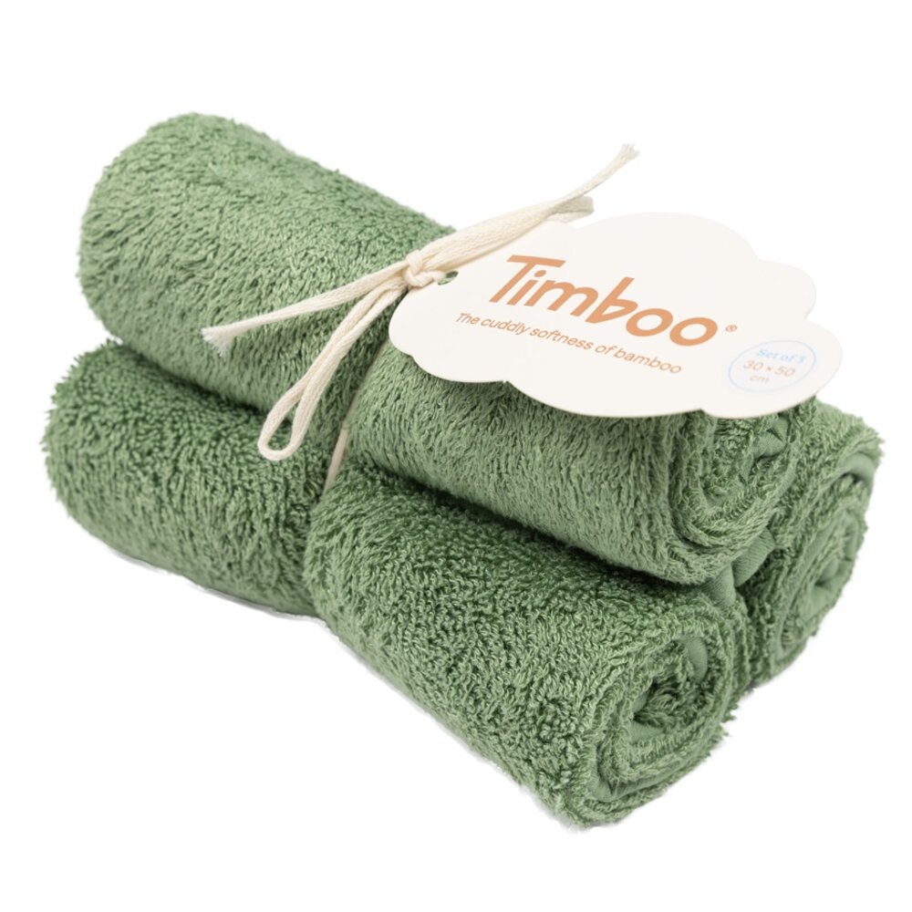 Gastendoekje 29,5x50cm (3 pcs) Aloe green