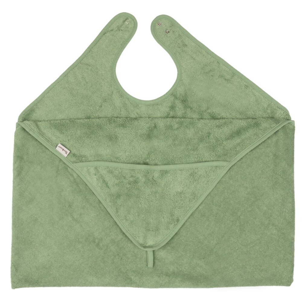 Badcape / Knuffelhanddoek (98x104cm) Aloe green Badcape / Knuffelhanddoek (98x104cm) Aloe green