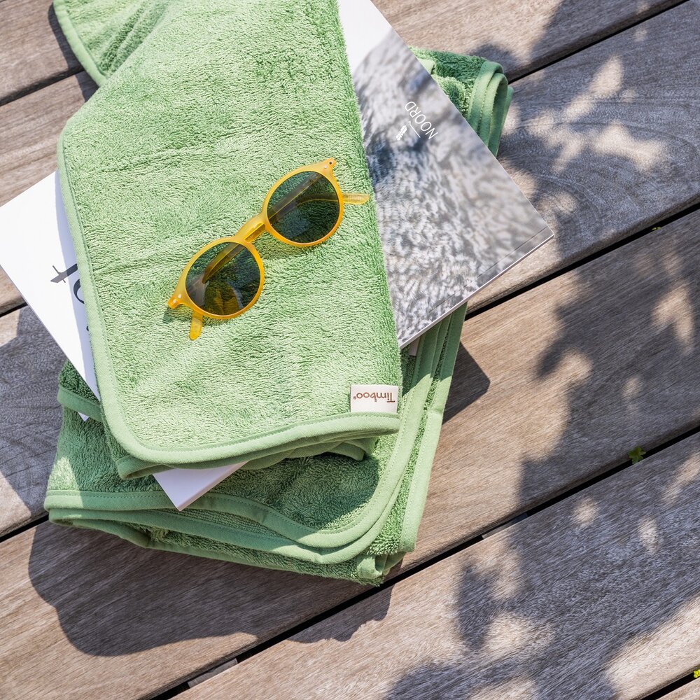 Handdoek 50x74cm Aloe green