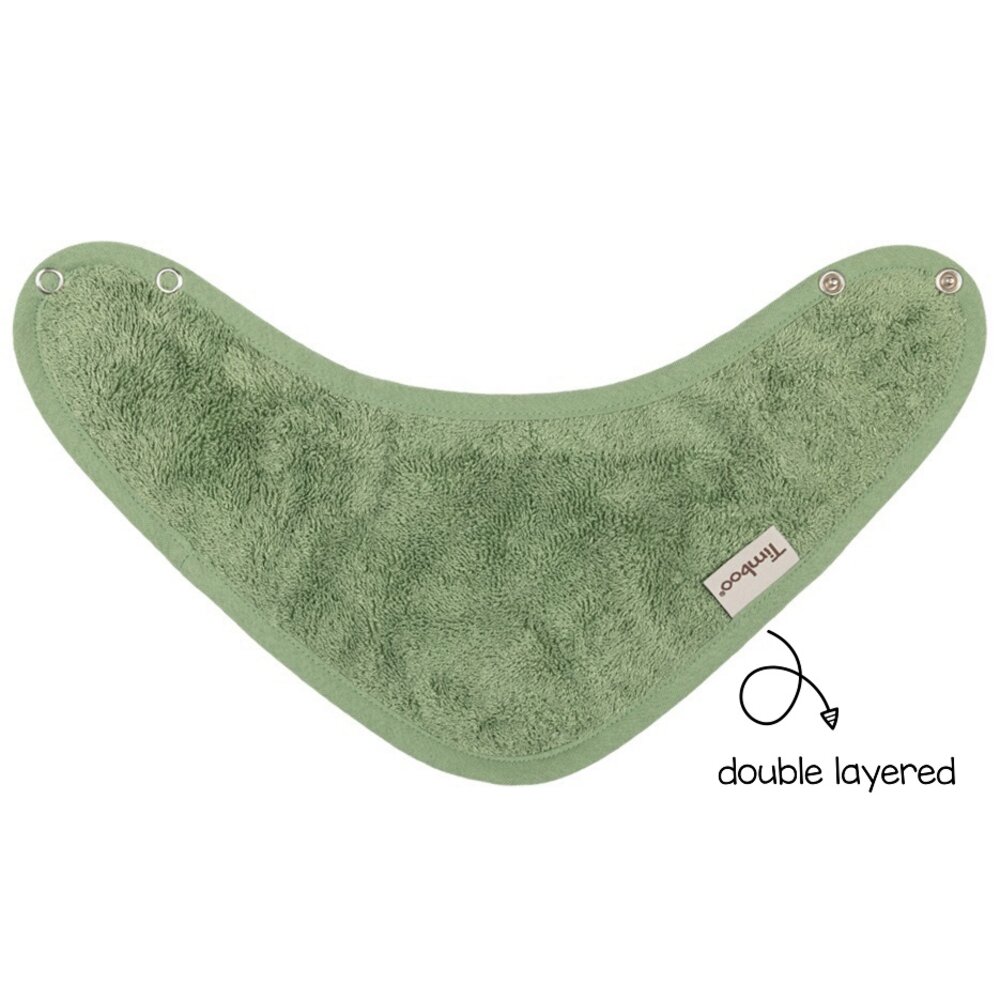 Bandana Slab doubled 36x20cm Aloe green