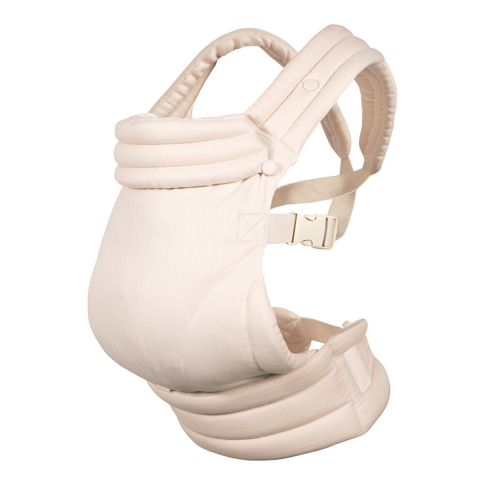 Full-Buckle Ergonomische Draagzak Chevron Cream