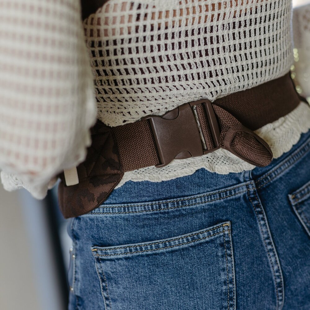 Full-Buckle Ergonomische Draagzak Leopard Brown Full-Buckle Ergonomische Draagzak Leopard Brown