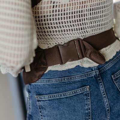 Full-Buckle Ergonomische Draagzak Leopard Brown Full-Buckle Ergonomische Draagzak Leopard Brown