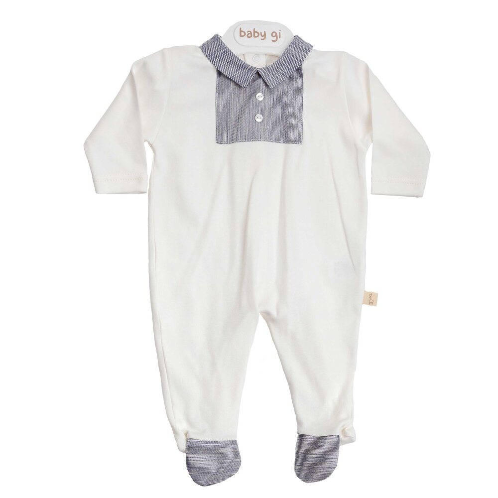 Babypakje teddybeer pearl met borst detail