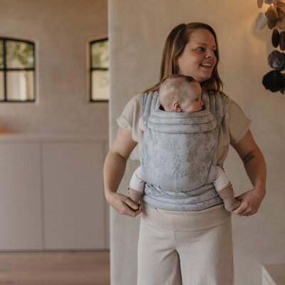 Half-Buckle Ergonomische Draagzak Bunny Grey Half-Buckle Ergonomische Draagzak Bunny Grey