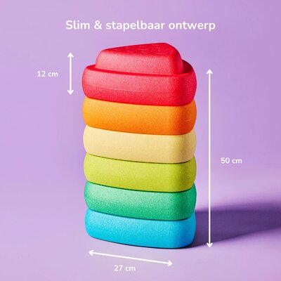 Blocky 6 kleurblokken Blocky 6 kleurblokken