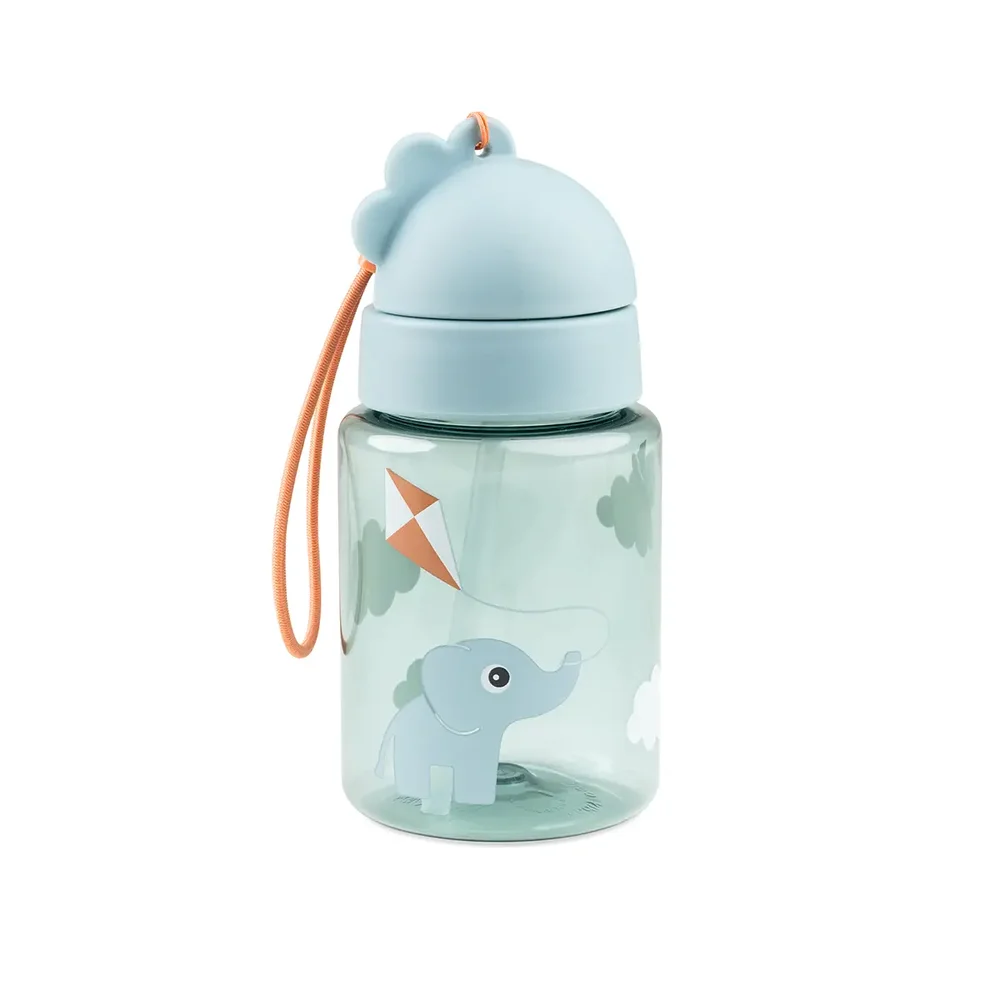 Lunch & snack box w/straw bottle Playground Blue Lunch & snack box w/straw bottle Playground Blue