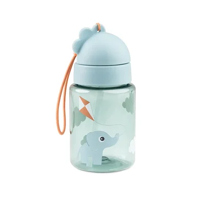 Lunch & snack box w/straw bottle Playground Blue Lunch & snack box w/straw bottle Playground Blue