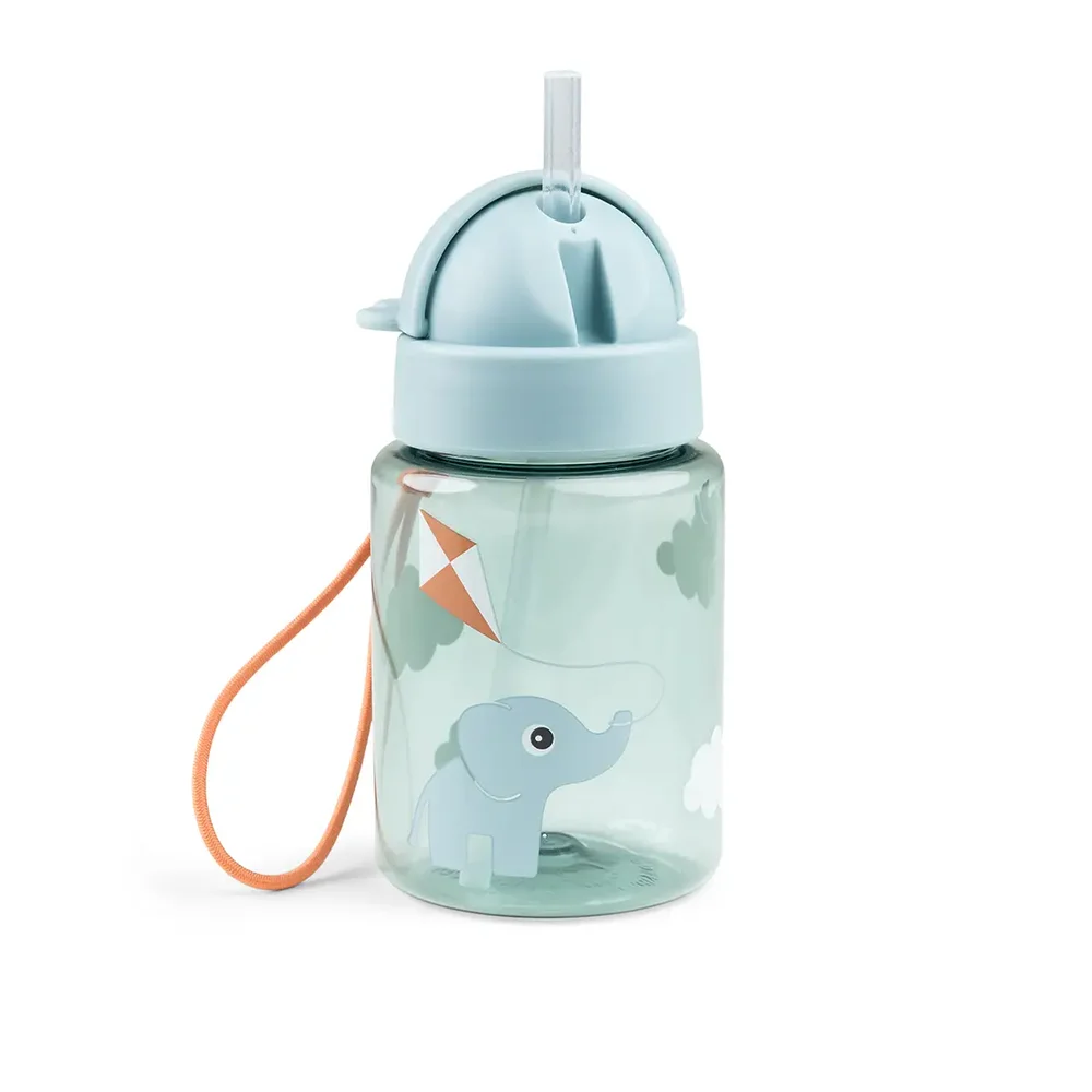 Lunch & snack box w/straw bottle Playground Blue Lunch & snack box w/straw bottle Playground Blue