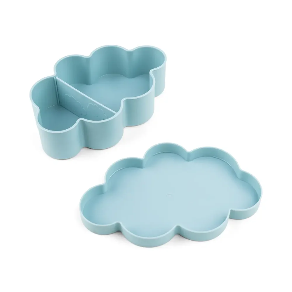 Lunch & snack box w/straw bottle Playground Blue Lunch & snack box w/straw bottle Playground Blue