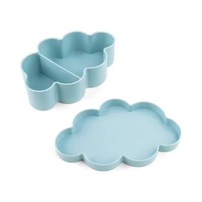 Lunch & snack box w/straw bottle Playground Blue Lunch & snack box w/straw bottle Playground Blue