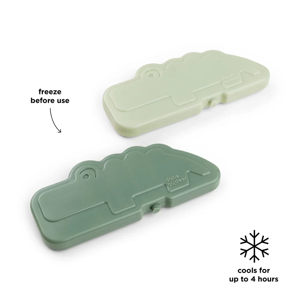 Koelelementen 2-pack Croco Green