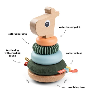 Stacking tower Raffi Colour mix Stacking tower Raffi Colour mix