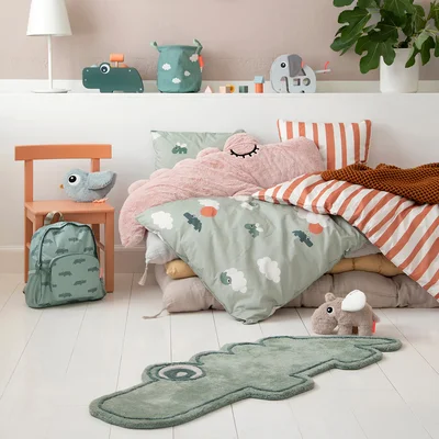 Tapijt Croco Green