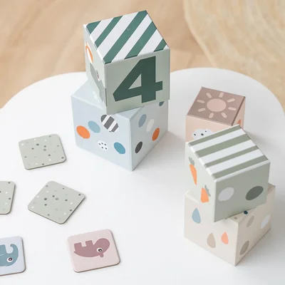 Stacking cubes 5 pcs Deer friends Co Stacking cubes 5 pcs Deer friends Co