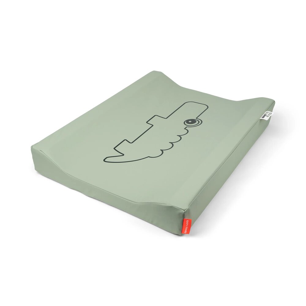 Verzorgingskussen easy wipe Croco Green Verzorgingskussen easy wipe Croco Green