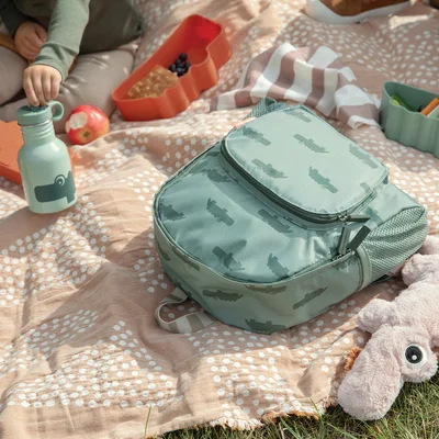 Rugzak kids Croco Green Rugzak kids Croco Green