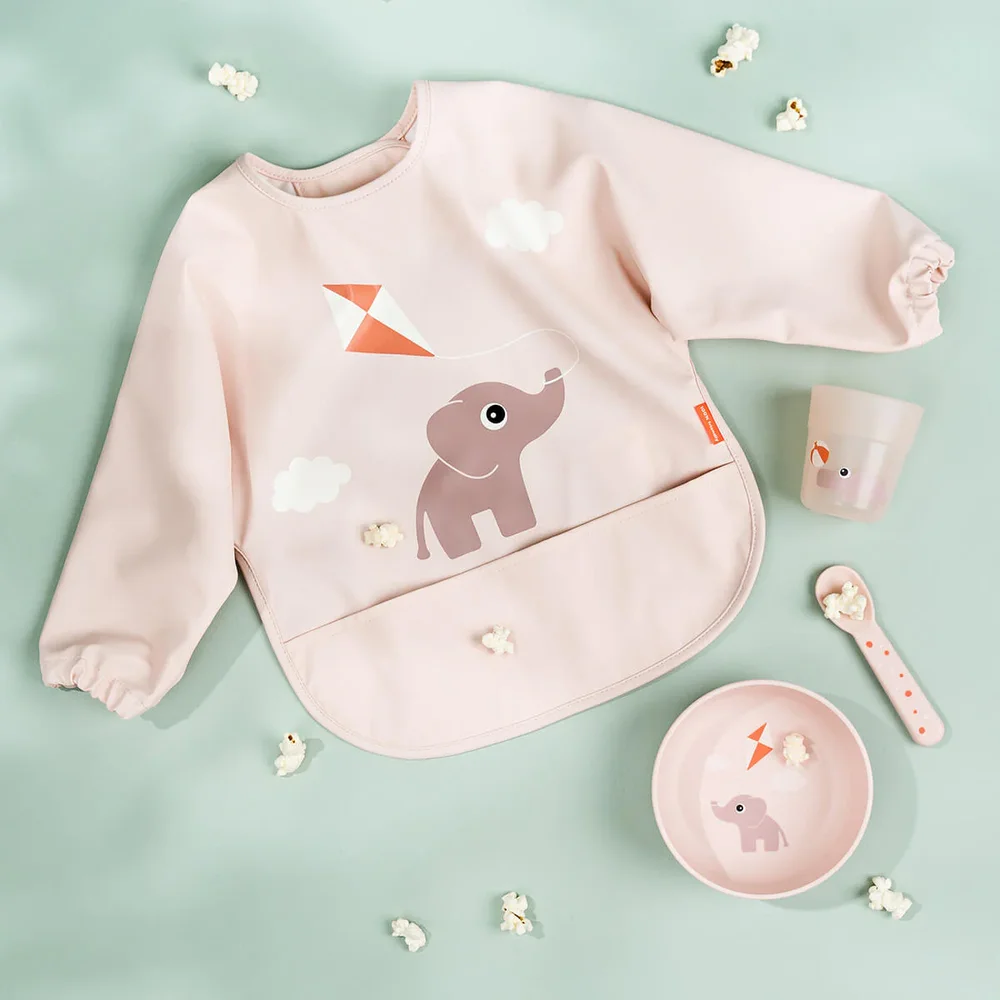Sleeved pocket bib Playground Powder