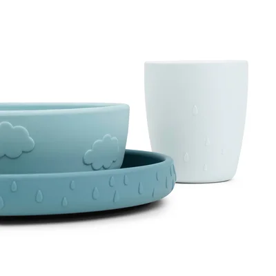 Stick&Stay dinner set Deer friends Blue Stick&Stay dinner set Deer friends Blue