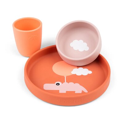 Silicone dinner set Happy clouds Pa