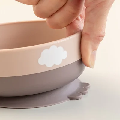 Foodie first meal set suction Happy clouds Po Foodie first meal set suction Happy clouds Po