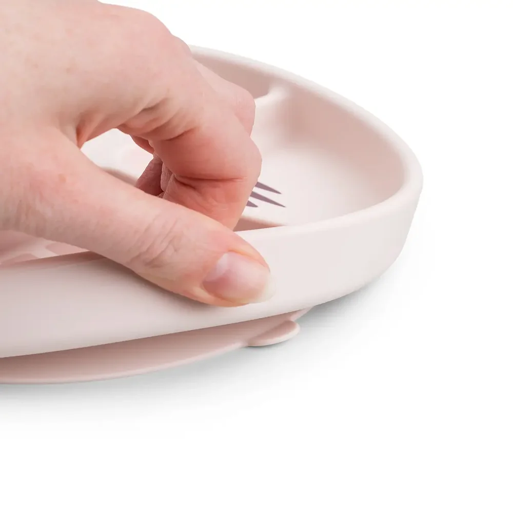 Stick&Stay compartment plate Playground Powder