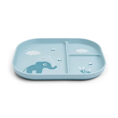 Foodie compartment plate Elphee Blue Foodie compartment plate Elphee Blue