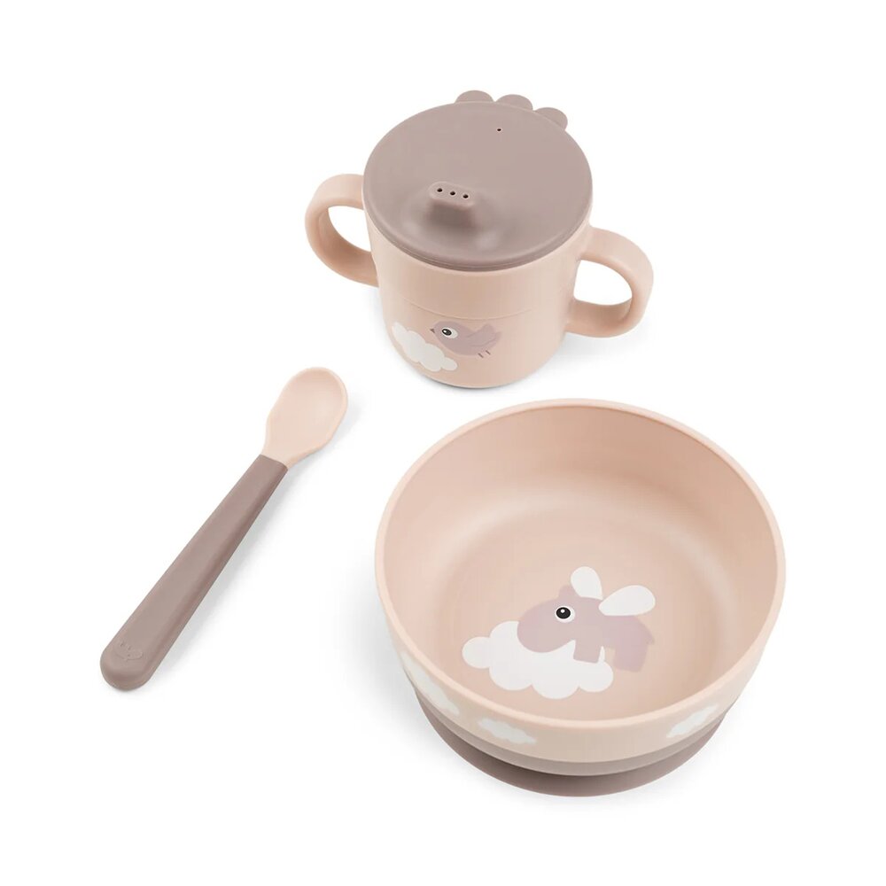 Foodie first meal set suction Happy clouds Po Foodie first meal set suction Happy clouds Po