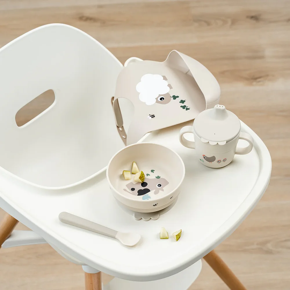 Foodie first meal set suction Tiny farm Sand Foodie first meal set suction Tiny farm Sand
