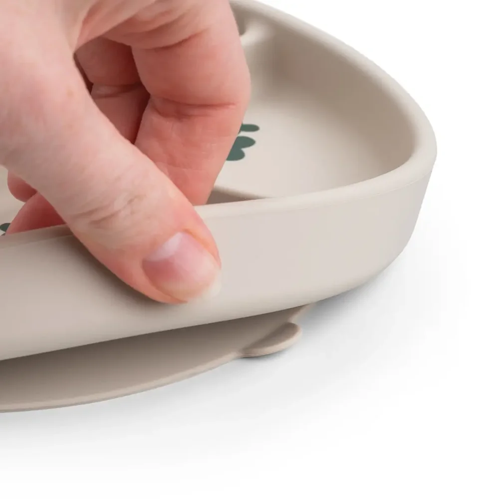 Stick&Stay compartment plate Tiny farm Sand Stick&Stay compartment plate Tiny farm Sand