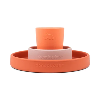 Silicone dinner set Happy clouds Pa