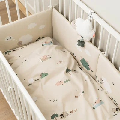 Beddengoed junior 100x140 cm Tiny farm Sand Beddengoed junior 100x140 cm Tiny farm Sand