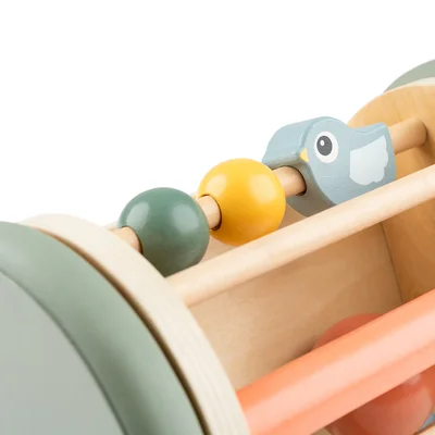 Rollende activiteitenspeelgoed met spiegel Birdee