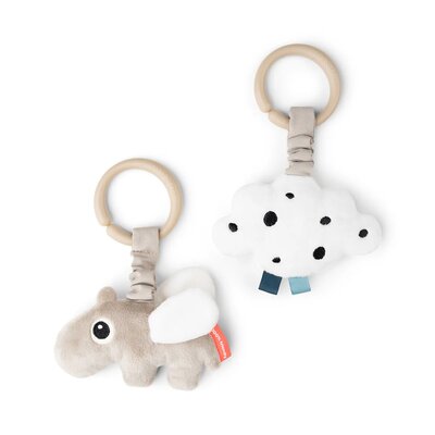 Hangspeeltje 2 pcs Happy clouds Sa Hangspeeltje 2 pcs Happy clouds Sa